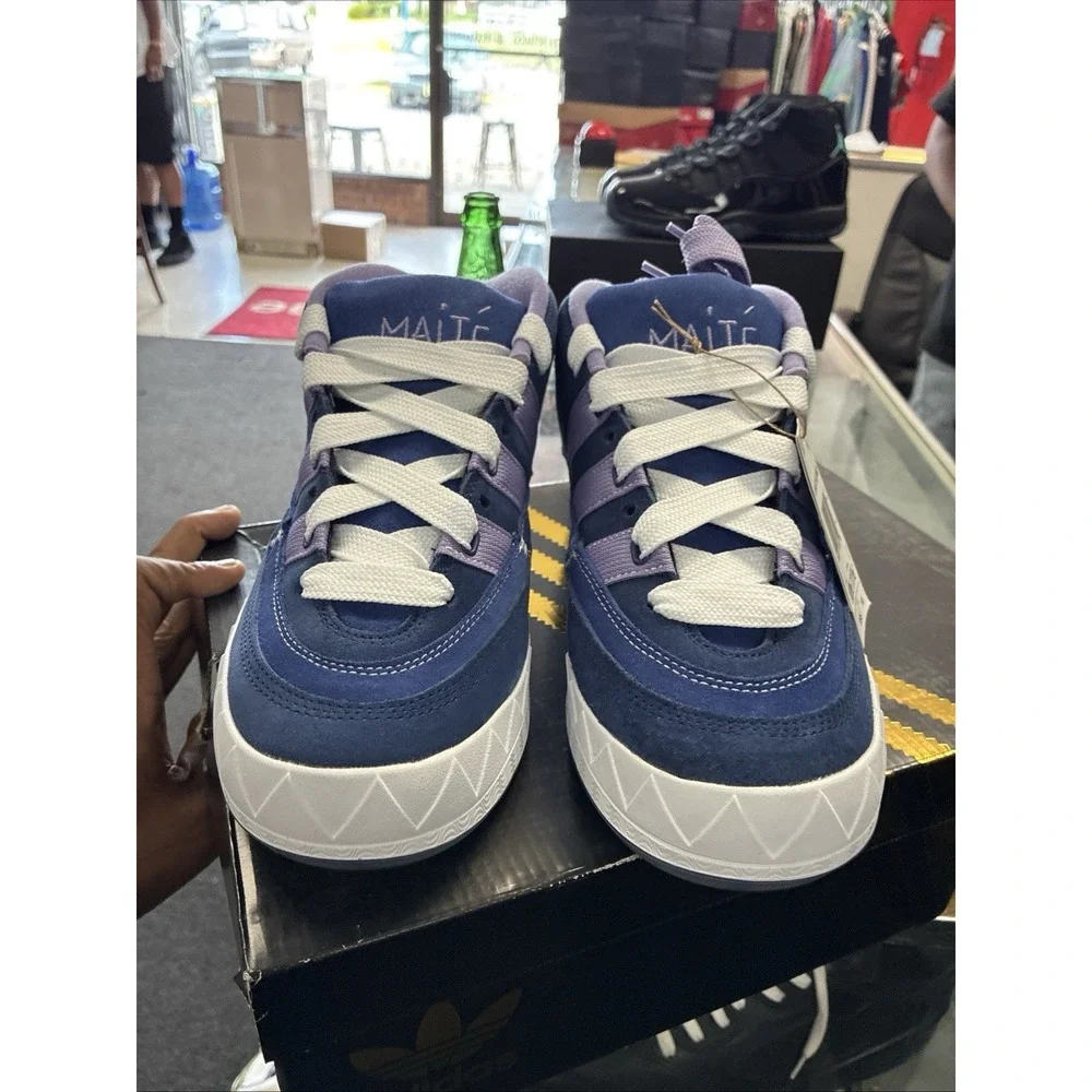 Maite Steenhoudt x adidas Originals Adimatic Mid Blue IG8174 Men's SZ 10.5 NEW